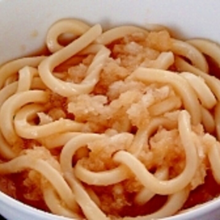 手抜きぶっかけうどん